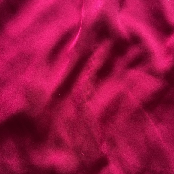 American Eagle Red Satin And Mesh Dress Size 12 - Picture 5 of 8